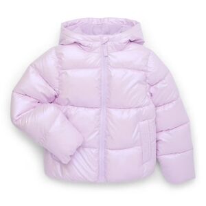 Swiss Tech Girl's Puffer Jacket Girls size LG (10-12) Clover Metallic NWOT